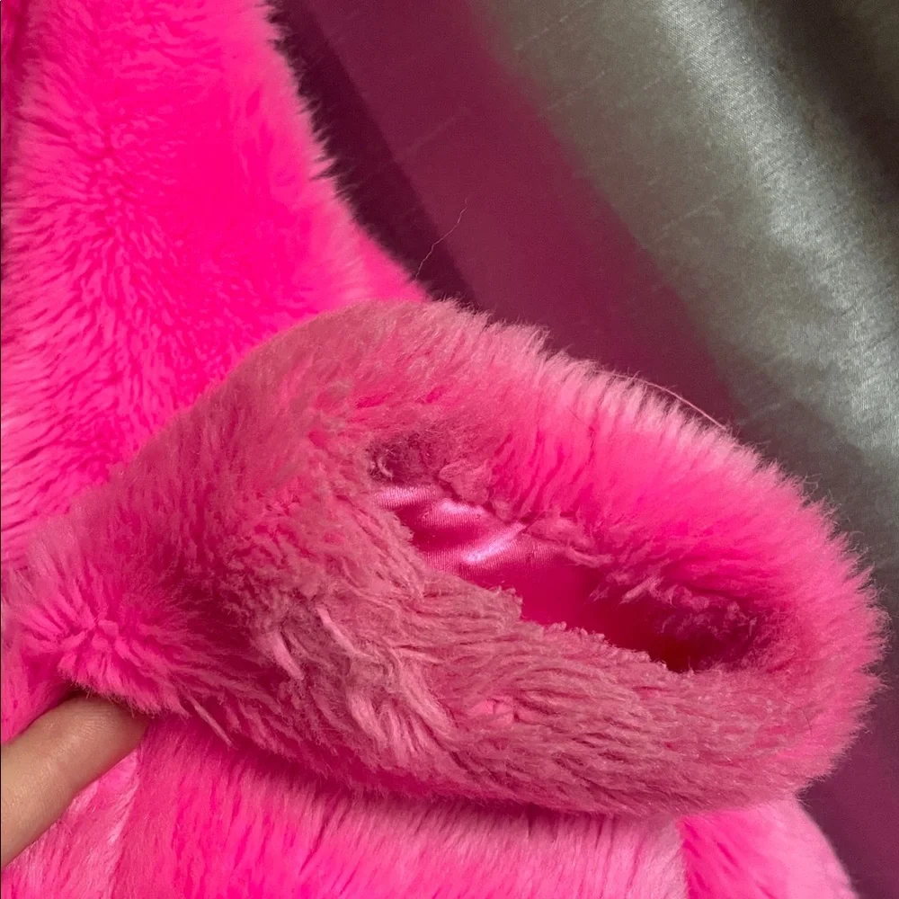 Juicy Couture Black Label Furry Pink Jacket - Picture 8 of 9